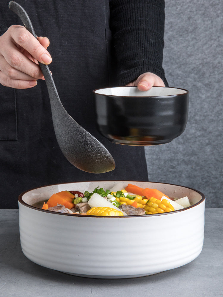 Minimalist Line Ceramic Bowls