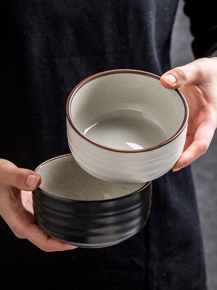 Minimalist Line Ceramic Bowls