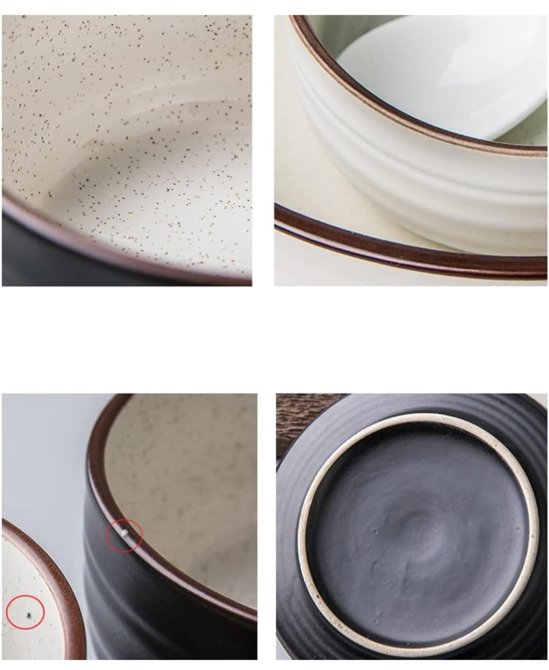 Minimalist Line Ceramic Bowls