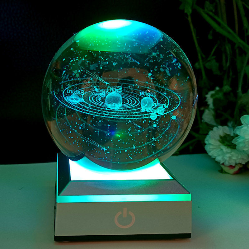 Solar System Crystal Ball Light