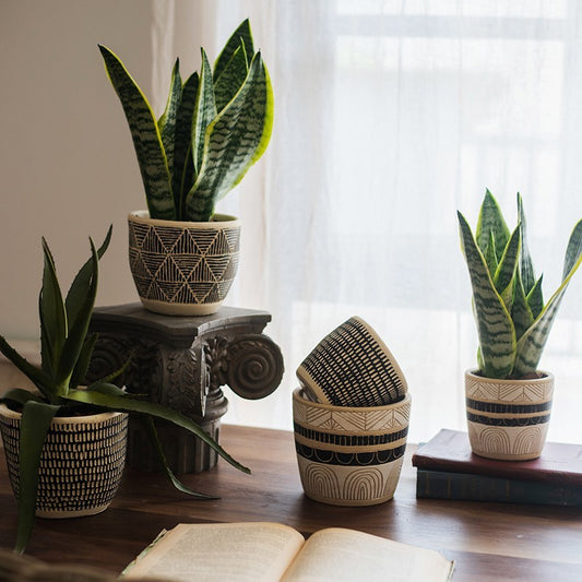 Nordic Pottery Flower Pots