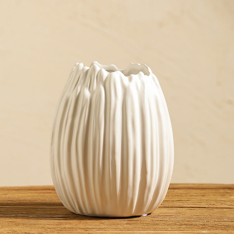 Shell Ceramic Vase