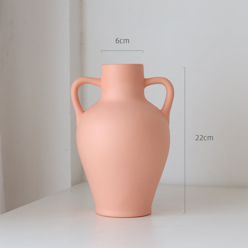 Amphora Vase With Handles