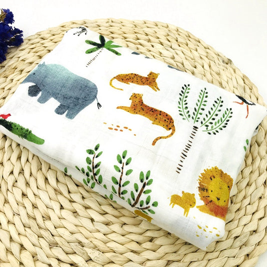 Safari Cotton Muslin Blanket