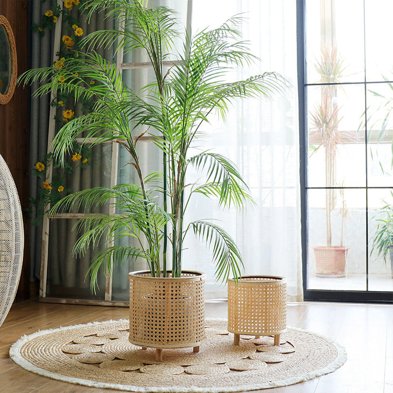 Handmade Woven Bamboo Flower Pot