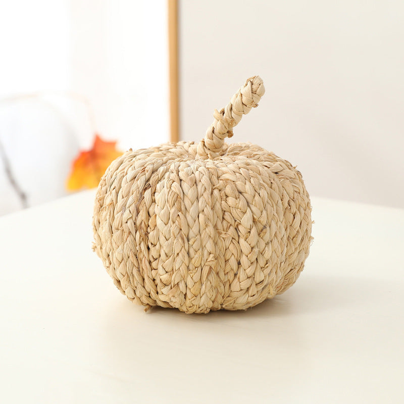 Hand-woven Pumpkin Ornaments