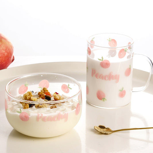 Peachy Pink Breasfast Set
