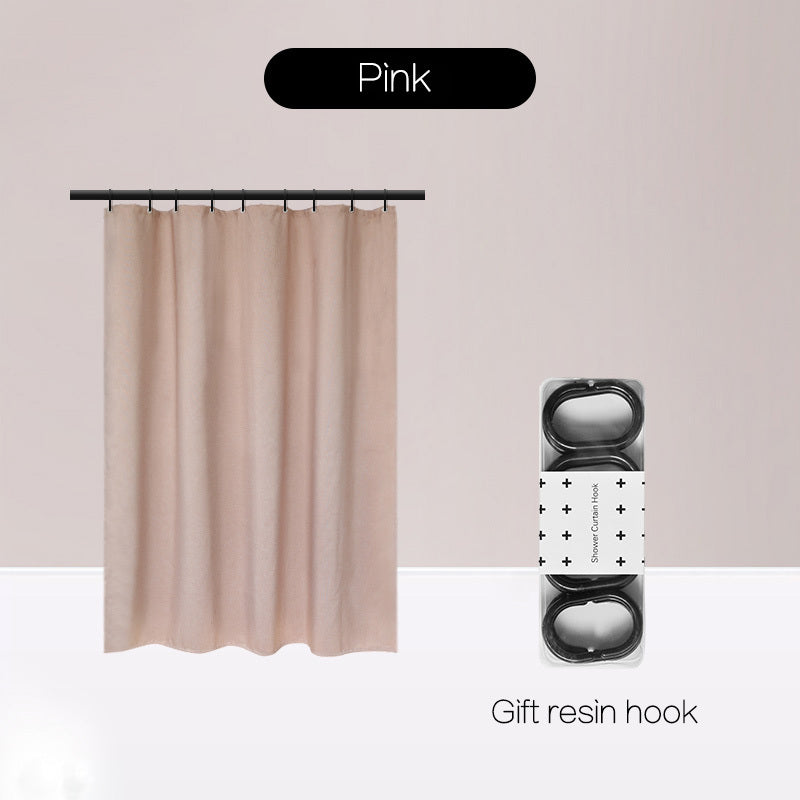 Waterproof Shower Curtain With Magnetic Suction