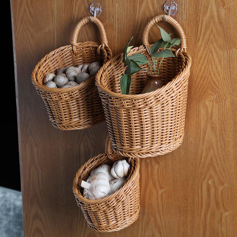 Handmade Wicker Hanging Baskets