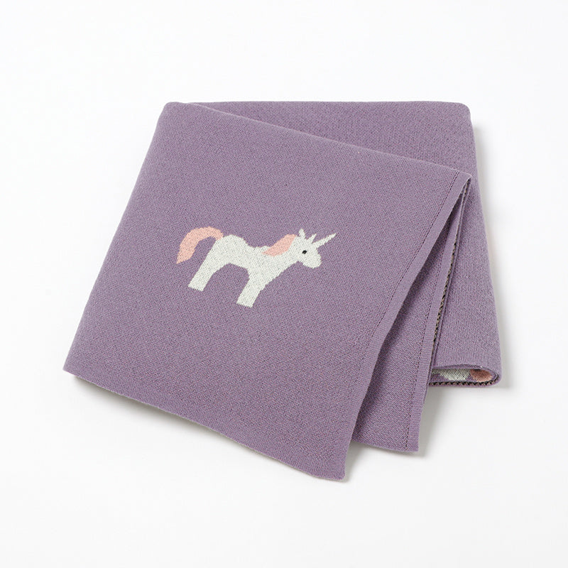 Unicorn Cotton Blanket