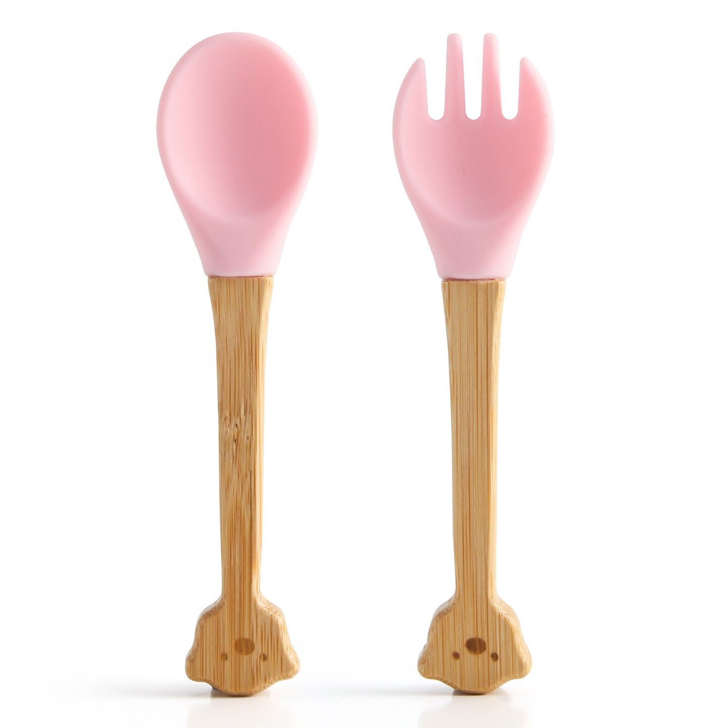 Giraffe&Bear Spoon and Fork Set