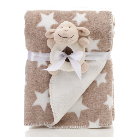 Star Fleece Double Layer Blanket