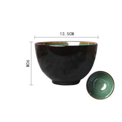 Deep Sea Green Ceramic Dinnerware Set