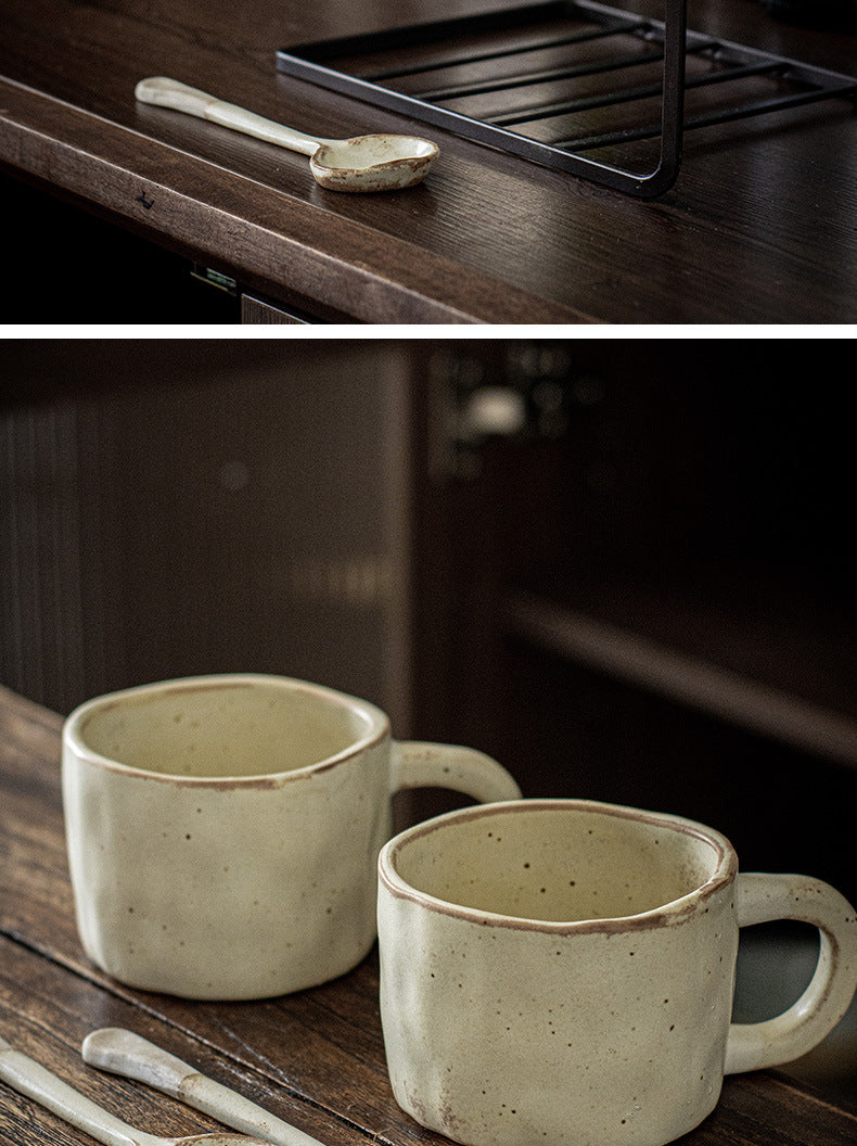 Handmade Ceramic Cream Mug