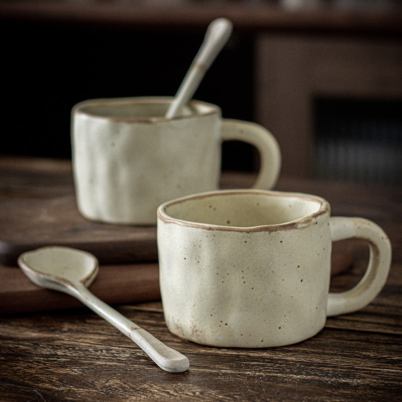 Handmade Ceramic Cream Mug