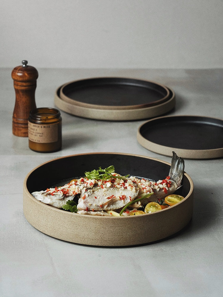 Brown Clay Handmade Plates