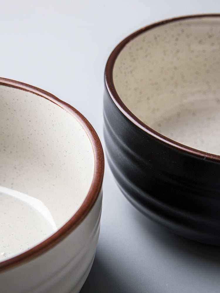 Minimalist Line Ceramic Bowls