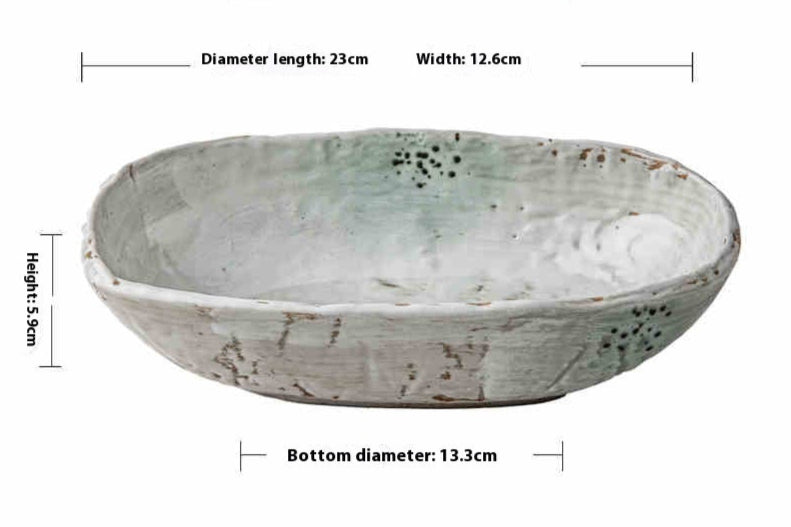 Distressed Stoneware Bowl