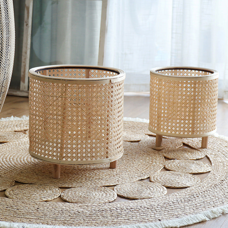 Handmade Woven Bamboo Flower Pot