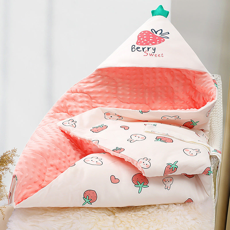 Hooded Cotton Baby Wrapping Cloth