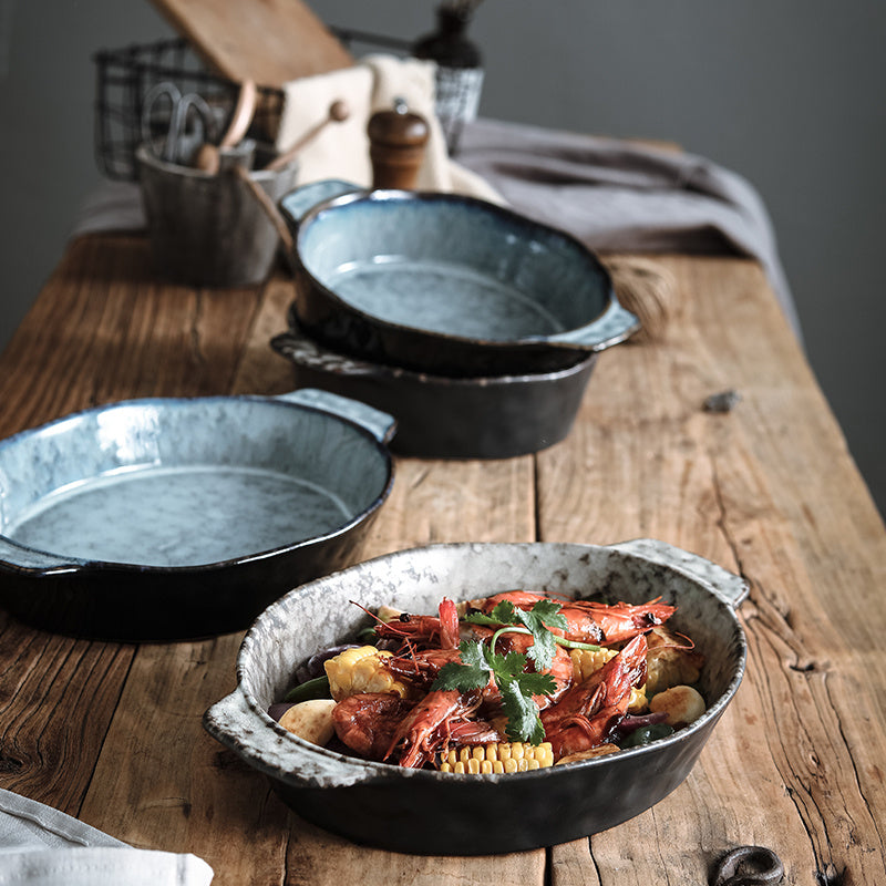 Handmade Ceramic Baking Bowl