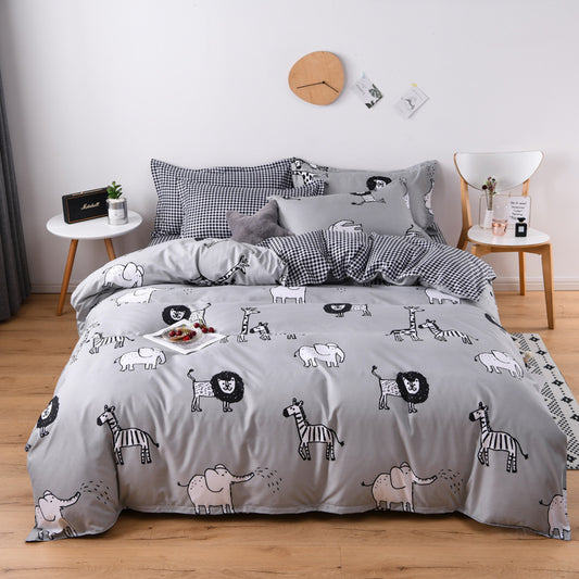 The Zoo Grey Bedding Set