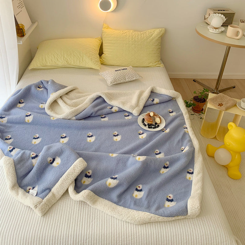 Fleece Double-sided Plush Blanket