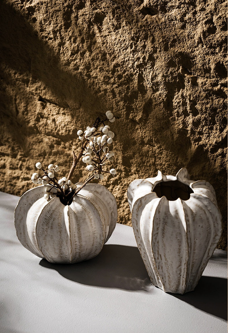 Ceramic Pumpkin Vase