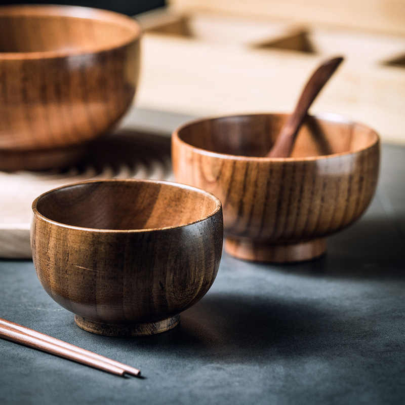 Wooden Japanese Jujube Wooden Bowl