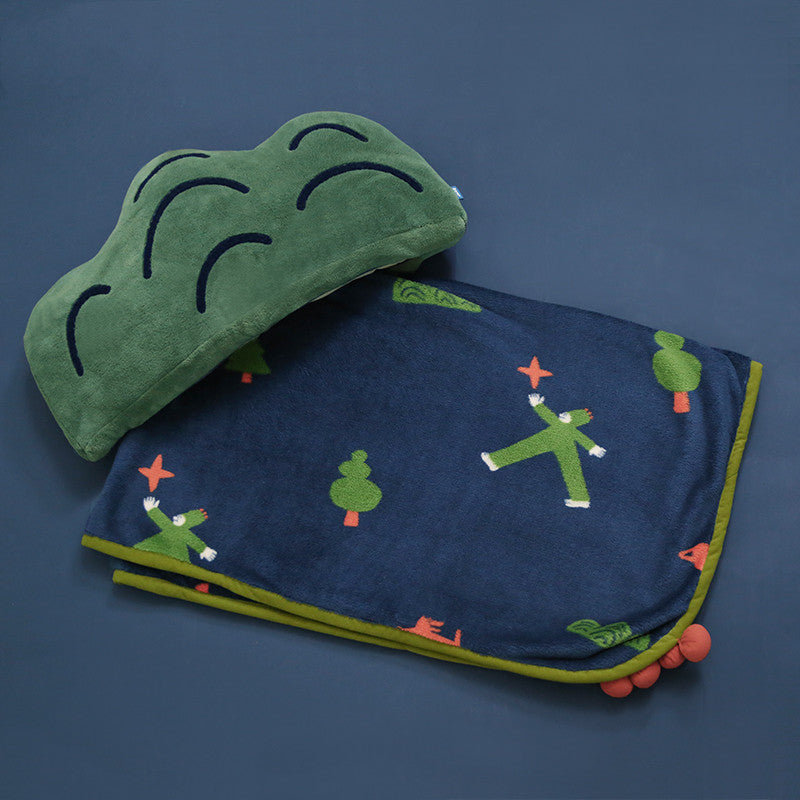 Nightwalking Fleece Pillow and Blanket Set