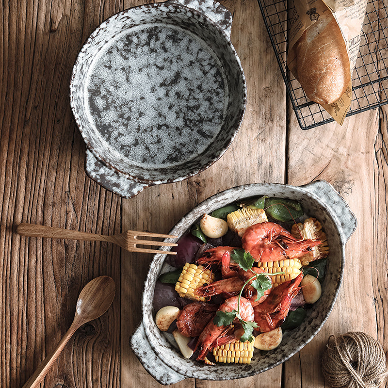 Handmade Ceramic Baking Bowl