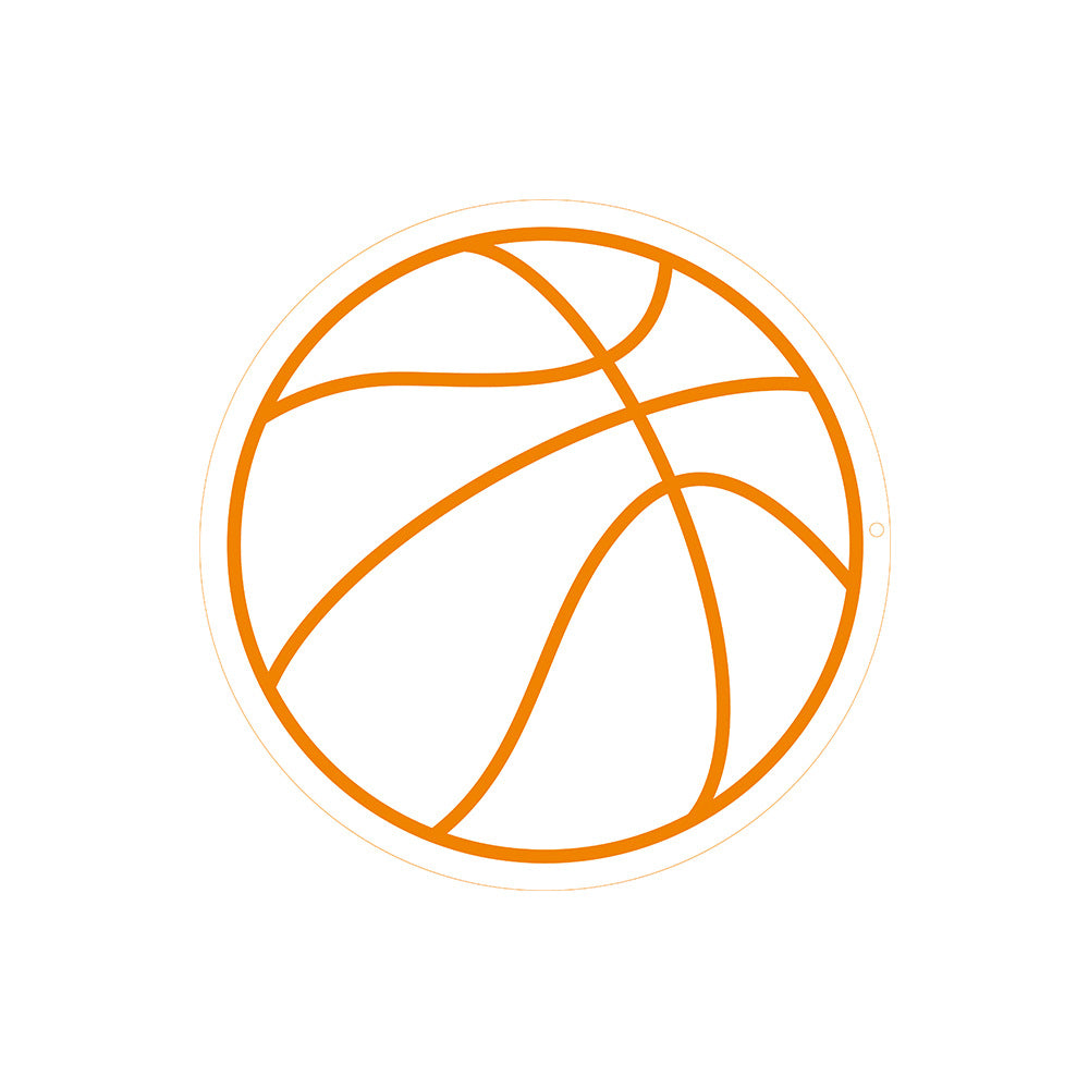 Basketball Orange Neon Light