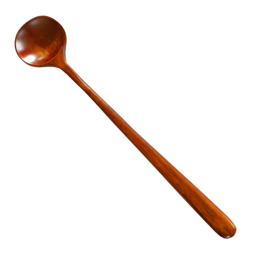 Japanese Style Long Handle Wooden Spoon