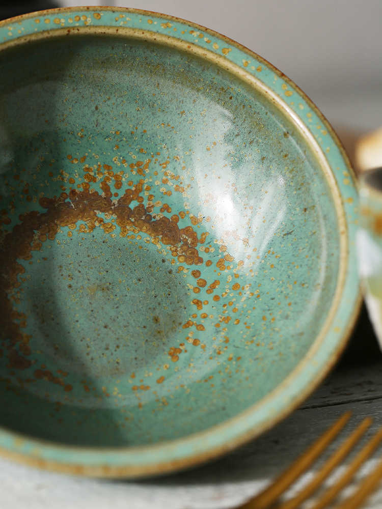 Aqua Series Ceramic Snack Bowl