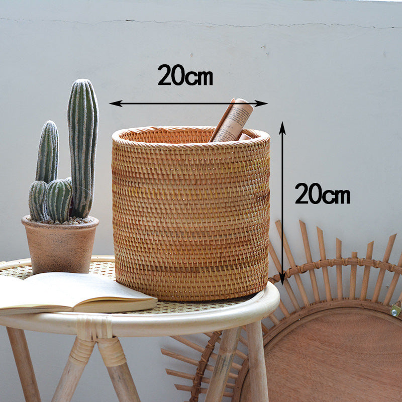 Handwoven Rattan Basket