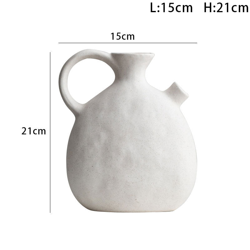 Handmade White Ceramic Vase