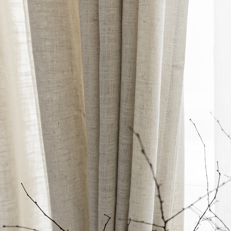 Flax Linen Sheer Curtains