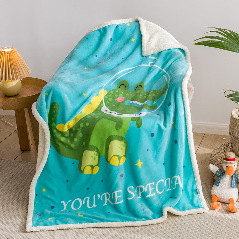 Colorful Animals Fleece Blanket