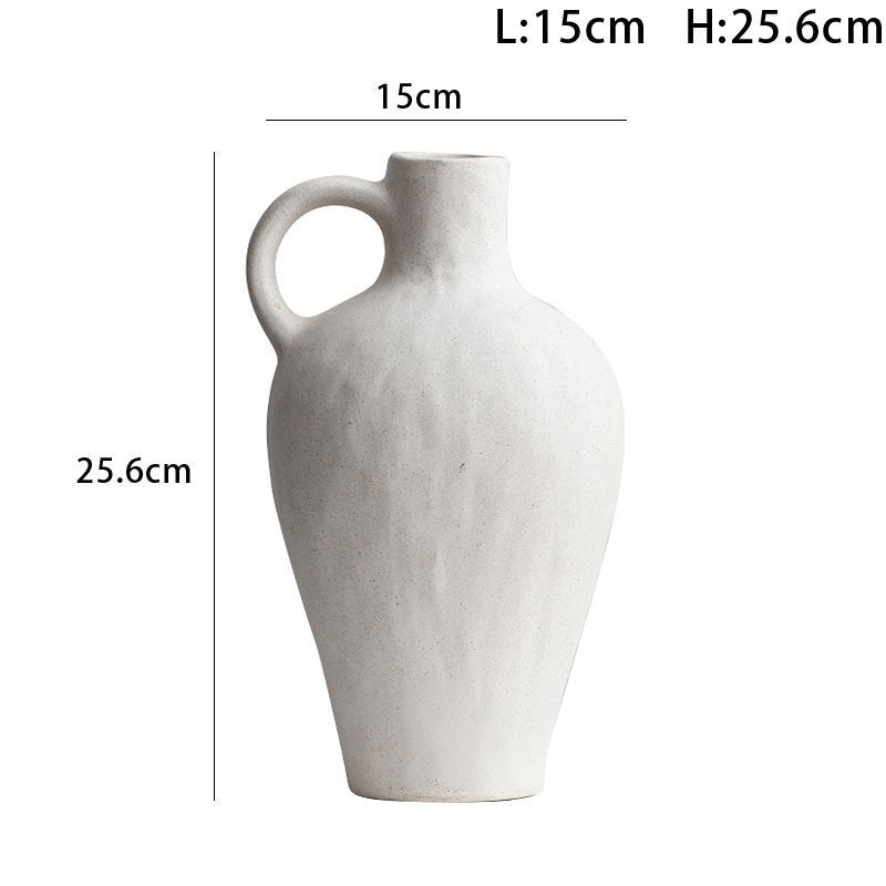 Handmade White Ceramic Vase