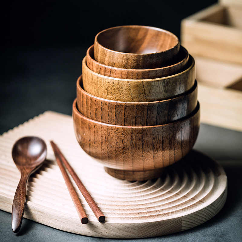 Wooden Japanese Jujube Wooden Bowl