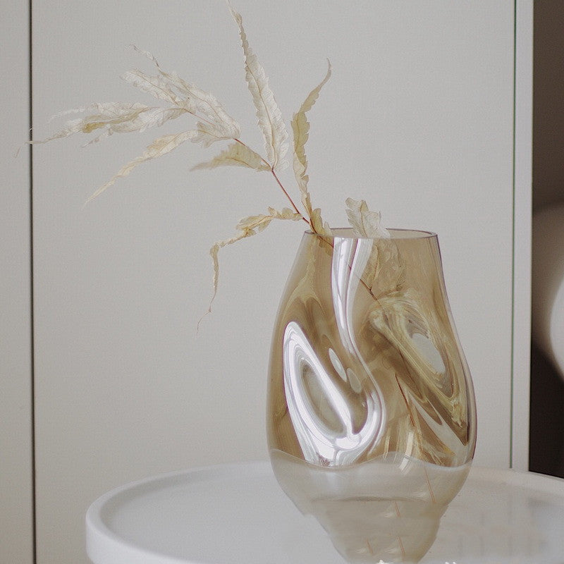 Holographic Irregular Glass Vase