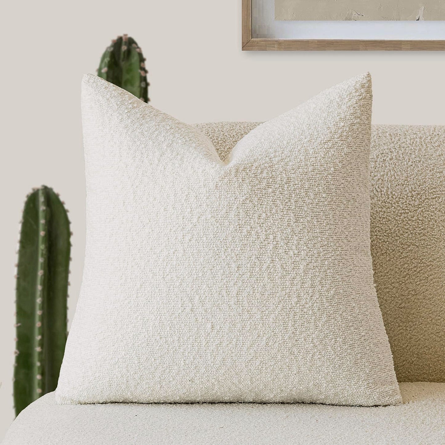 Boucle Textured Cushion Cover