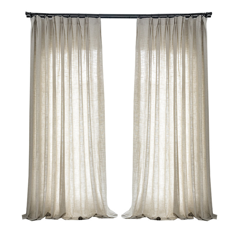 Flax Linen Sheer Curtains