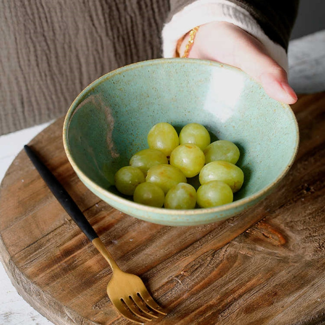 Aqua Series Ceramic Bowl