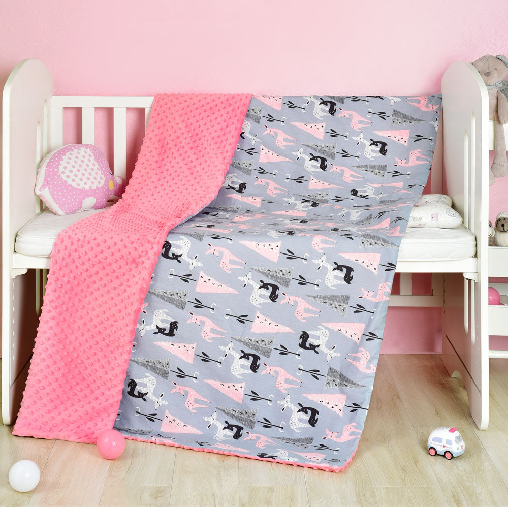 Animal Print Cotton Baby Blanket