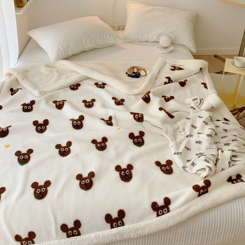 Fleece Double-sided Plush Blanket