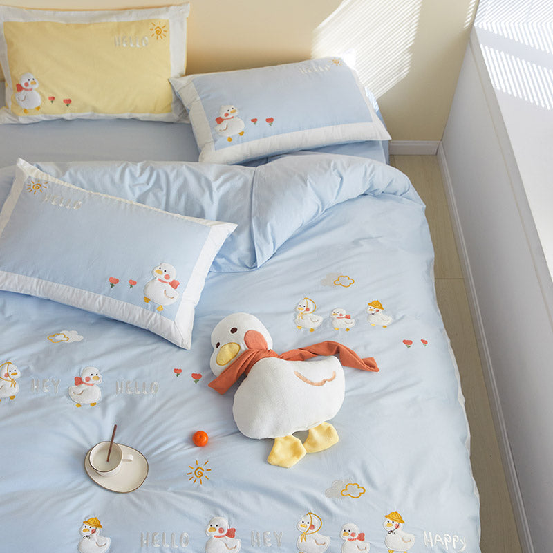 Ducklings Cotton 3 Piece Bedding Set