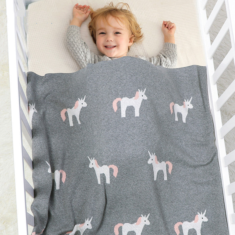 Unicorn Cotton Blanket