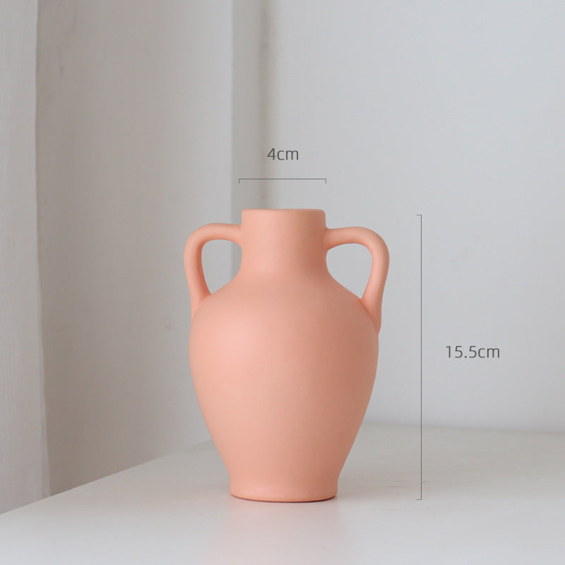 Amphora Vase With Handles