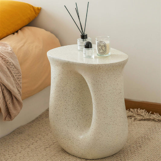 Concrete Effect Hollow Side Table